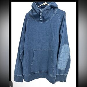 NWT Man X One Teaspoon Sz Large Mr Jack Hoodie In Bad Seed Blue